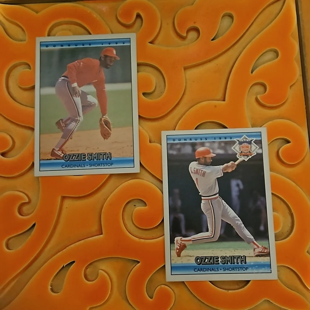 Donruss Ozzie Smith Saint Louis Cardinals 1992 card # 432 and #423 2 pack